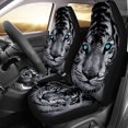thumbnail image 2 of FMSHPON Set of 2 Car Seat Covers Tiger Universal Auto Front Seats Protector Fits for Car,SUV Sedan,Truck, 2 of 5