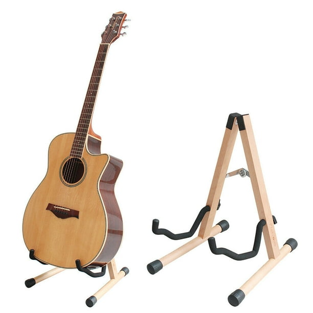 High Quality Foldable Guitar Wood Stand Electric Acoustic Guitar Rack Stand Guitarra Floor