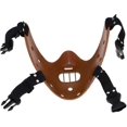 thumbnail image 3 of Hannibal Lecter Mask Cosplay The Silence of The Lambs Half Face Killer Prop Resin, 3 of 5