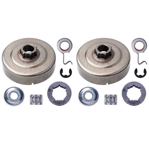 2X 325-7 Clutch Drum Rim Sprocket Bearing Kit for MS180 018 017 MS170 MS250 MS230 MS210 MS180C Chainsaw