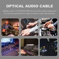thumbnail image 4 of UEETEK 1Pc Optical Audio Cable with Gold Plated Connectors for Speaker Black, 4 of 6