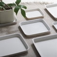 thumbnail image 4 of White Square Bonsai Base, Plant Drip Tray Home Plastic Planter Pallet Decoration, 4 of 5