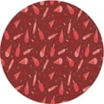 thumbnail image 1 of Ahgly Company Machine Washable Indoor Square Transitional Red Area Rugs, 3' Square, 1 of 7