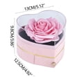 thumbnail image 4 of Decoraciones para San Valentín, adornos para San Valentín, regalos para San Valentín, caja de regalo con forma de rosa, collar, anillo, perfume para San Valentín, Navidad, cumpleaños, caja de regalo,, 4 of 8