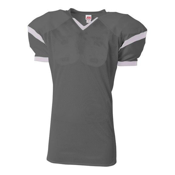 A4 Rollout Football Jersey For Men in Graphite/White | N4265