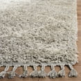 thumbnail image 3 of SAFAVIEH Pro Lux Emmeline Geometric Shag Runner Rug, Grey/Cream, 2'6" x 10', 3 of 7