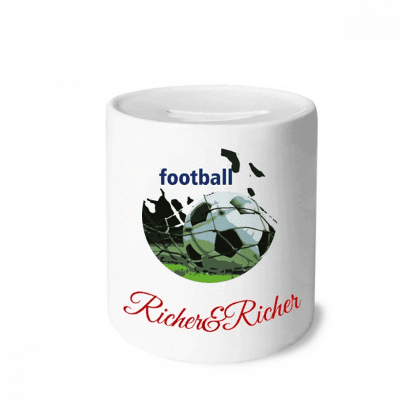 Football World First Movement Rich and Rich Bank Saving Box Coin