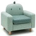 thumbnail image 2 of Yardi Yard Kids Sofa with Armrest and Thick Cushion-Green, Toddler Chair for Kids, 2 of 9