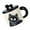 Grey, variant on Portable 370ML Ceramic Cats Mug Personality Office Coffee Drinking Cup with Lid Heat Resistant Beverage Drinkware