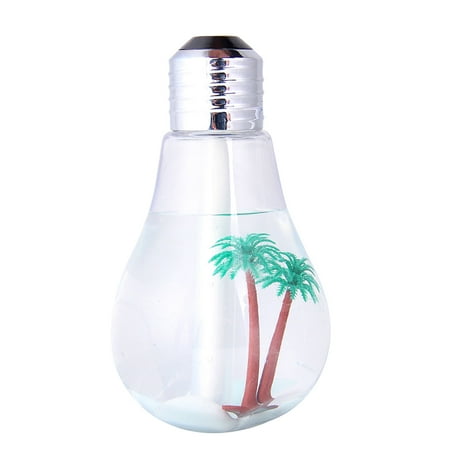 

Yrtoes Creative Night Light Humidifier Usb Mute Small Colorful Bulb Humidifier