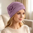 thumbnail image 2 of Chemo Turban for Women Headwear Soft Cancer Head Scarf Hats Beanie Elastic Hair Wraps, 2 of 4