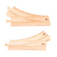 thumbnail image 1 of Bigjigs Rail Curved Points (paquete de 2): otras marcas importantes de rieles de madera son compatibles Bigjigs Rail 691621091074, 1 of 1