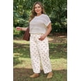 thumbnail image 5 of ZhiHiMeRi Casual Polka Dot Wide Leg Jeans for Women, High Waist Fit 4X, 5 of 10