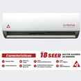 thumbnail image 2 of MINISPLIT INVERTER 1 TON 110V SOLO FRIO R32 18 SEERS, 2 of 4
