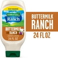 thumbnail image 2 of (6 pack) Hidden Valley Buttermilk Ranch Topping and Dressing, 24 fl oz Easy Squeeze Bottle, 2 of 22