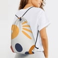 thumbnail image 6 of XMXT Waterproof Gym Bag, Abstract Pastel Art Patterns Drawstring Backpack for Men, m Multicolor, 6 of 8
