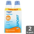 thumbnail image 5 of Equate Sport Broad Spectrum Sunscreen Spray Twin Pack, SPF 50, 5.5 oz, 2 Count, 5 of 10