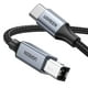 thumbnail image 1 of Cable de impresora USB C a USB B 2.0 UGREEN para MacBook de 3 pies, 1 of 9