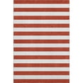 thumbnail image 2 of Addison Rugs Mayfield Washable Transitional Stripes Red Rectangle Rug, 8' x 10', 2 of 6