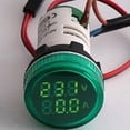 thumbnail image 1 of Lefu Digital Ammeter Voltmeter Voltage Current Meter AC 50-500V 0-100A LED Round, 1 of 4