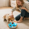 thumbnail image 4 of Slow Feeder Dog Bowl Interactive Puzzle Toy for Mental Enrichment Digestion Support IQ Training Pet Food Dispenser Suitable for All Breed Sizes, 4 of 4