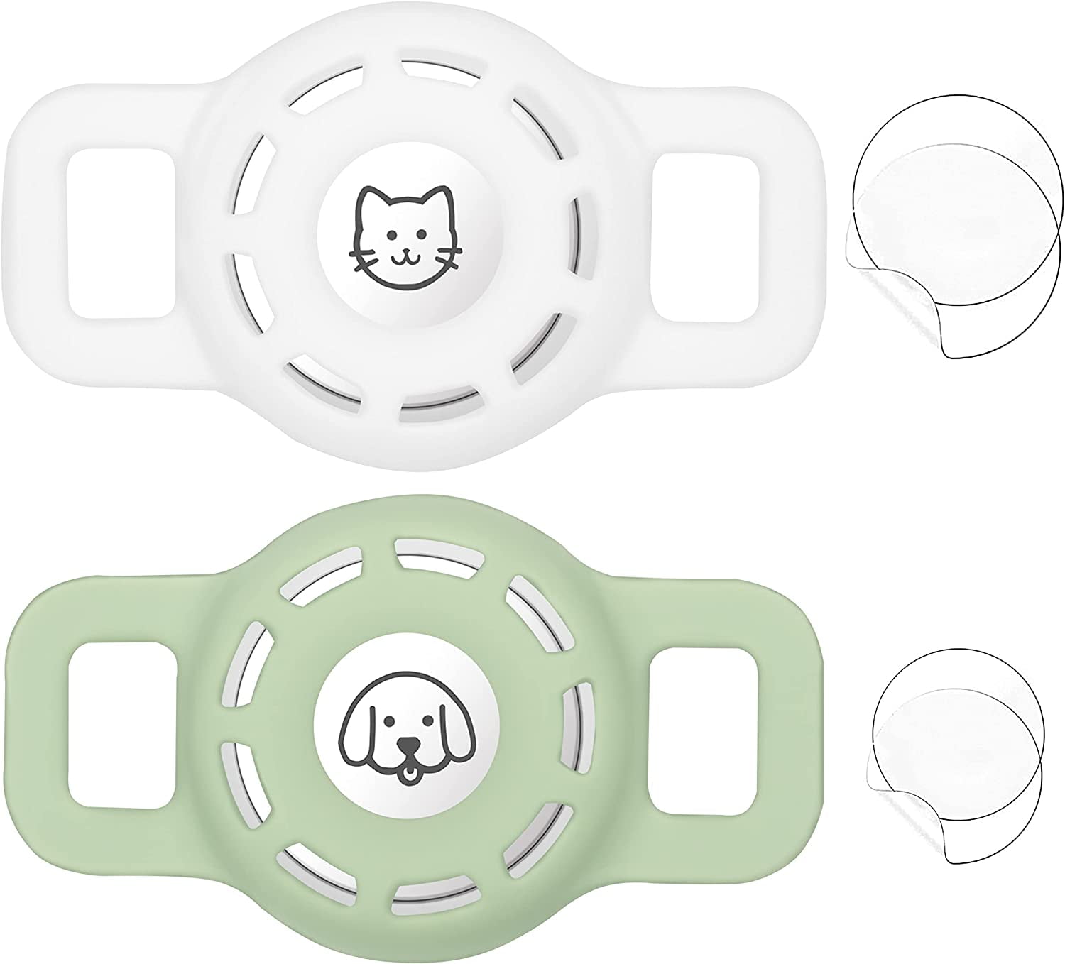 Airtag Cat Collar Holder for Apple Air Tag Cat Collar Holder Within 0.6