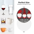 thumbnail image 6 of Kdxio Chillin with My Gonme Funny Coasters,4 Pcs Leather Coasters,Housewarming Gifts,Protect Furniture from Water Marks Scratch and Damage, 6 of 6