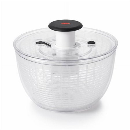 2X - OXO Soft Works Salad Spinner - Clear/White