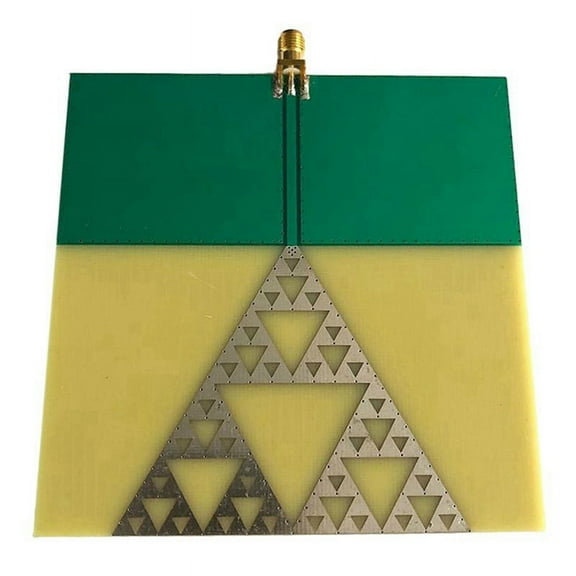 RF UWB Antenna RF Amplifier Fractal Antenna Art Antenna SMA,1 * RF Antenna,Green & Yellow