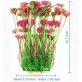 thumbnail image 2 of Large Artificial Aquarium Plants - Plastic Fish Tank Decoration for All Fish, B-red, 2 of 5