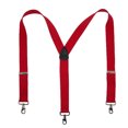 thumbnail image 2 of CTM  Elastic Solid Color Suspender with Metal Swivel Hook Clip End (Men), 2 of 4