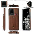 thumbnail image 2 of for Samsung Galaxy S20 Ultra Case, Lightweight Premium PU Leather Galaxy S20 Ultra Wallet Case with Card Holders Protective Case for Samsung Galaxy S20 Ultra Adjustable Stand,Brown, 2 of 8