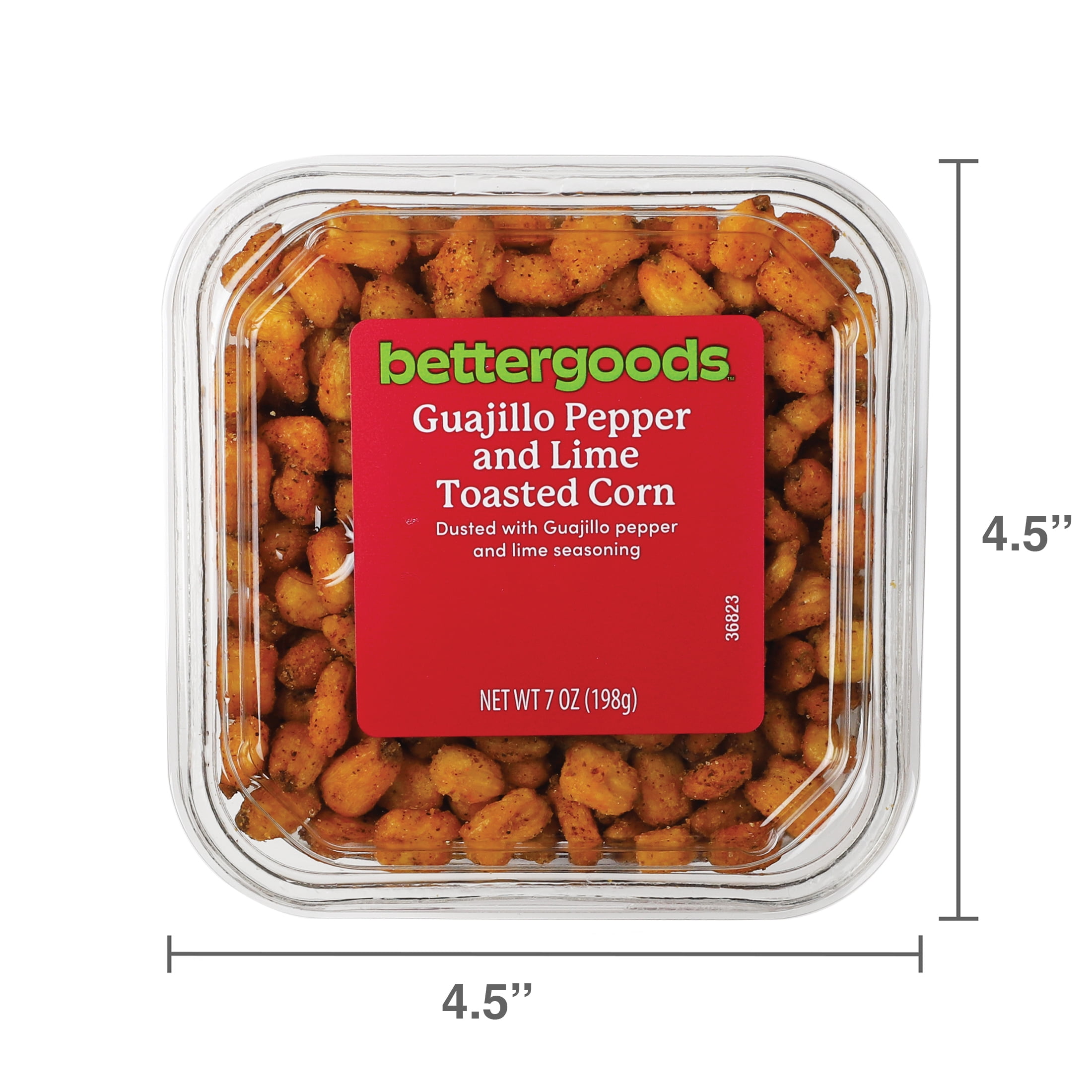bettergoods Guajillo Pepper & Lime Toasted Corn Nuts, 7 oz Tub