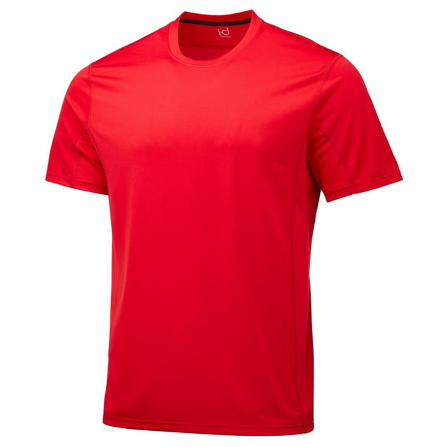 Camiseta básica de rendimiento Ideology para hombre rojo pequeño