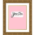 thumbnail image 1 of Batista, Dee 19x24 Gold Ornate Wood Framed with Double Matting Museum Art Print Titled - You Can, 1 of 4