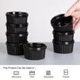 thumbnail image 4 of Soonbuy 8oz Porcelain Ramekins,Souffle Dishes Bowls for Baking, Pudding, Creme Brulee, Custard Cups, Serving Dip, Oven, Microwave and Dishwasher Safe, 4 of 6