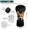 thumbnail image 7 of Uorisanigo Golf Club Head Covers, Cute Corgi Print Golf Club Driver/Fairway Wood/Hybrid Headcovers Set 3 Pack, PU Leather Headcovers for Men Women, Fits Most Golfs Clubs, 7 of 7