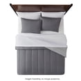 thumbnail image 3 of Set de Cama Mainstays King Size Reversible Gris 7 Piezas, 3 of 4
