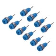 thumbnail image 2 of 2mm Banana Socket, High Accuracy Technology Banana Connector Panel Socket High Speed Transmission High Conductivity  For Electronic Instruments Blue, 2 of 8