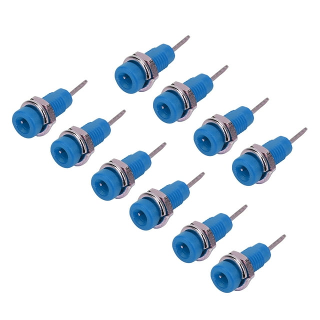 2mm Extended Post Plug 10Pcs J.40003 2mm Banana Jack Panel Socket Extended Post Plug Adapter For Electronic Instrument