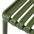 thumbnail image 2 of WestinTrends Playa 3-Piece Outdoor Metal Dining Table Set And Stackable Resin Patio Chairs, Olive Green, 2 of 14