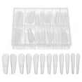 thumbnail image 1 of Uñas Postizas de Cristal Falsas JM-32 de 120 Pcs Transparentes, 1 of 5