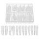 thumbnail image 1 of Uñas Postizas de Cristal Falsas JM-32 de 120 Pcs Transparentes, 1 of 5