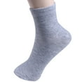thumbnail image 4 of Men Cotton Socks Gray/Black/White Casual Athletic Thin Quarter/Ankle lot 12 Pairs Size: 9-11, 4 of 5