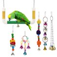 thumbnail image 2 of Bird Colorful Toys Set,6pcs/Set Bird Parrot Colorful Parrot Chewing Toys Bird Bell Toys Built to Last, 2 of 8