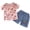 style-15 Pink, variant on Gubotare Pajamas Kids Baby Boys Girls Pajama Set Kids Toddler Snug Fit Sleepwear Pjs for Daily 12 18 Months (Red,12-18 Months)