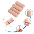 thumbnail image 5 of Juego de 2 protectores de dedos de silicona cortables, vendaje de tubo de protección de dedos de gel suave para eliminar callos, tratar juanetes y callosidades (para dedos medianos -1,5 cm), 5 of 5
