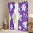 thumbnail image 3 of Homewish Kawaii Unicorn Black Out Curtains,Fairy Tale Theme Curtains Pack of 2 (42x63 Each),Cute Cartoon Rainbow Bedroom Curtains For Kids,Ultra Soft Home Decor, 3 of 6