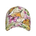 thumbnail image 2 of Uemuo Butterflies2 Pattern Baseball Cap Golf Dad Hat Adjustable Original Classic Low Profile Cotton Hat Unconstructed Plain Cap Men Women, 2 of 9