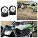 thumbnail image 3 of Vogacara 4 unids/set 27mm neumático de deriva llanta de Metal Compatible con 1/28 Wltoys K969 -z -d -q RC Drift Kits de construcción modelo cielo azul, 3 of 6